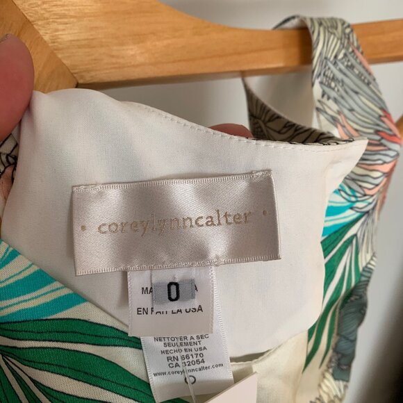 Corey Lynn Calter Anthropologie Bloome Floral Jumpsuit size 0 - Picture 7 of 7